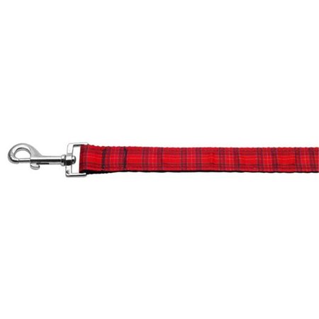 UNCONDITIONAL LOVE Plaid Nylon Collar  Red 1 wide 4ft Lsh UN787850